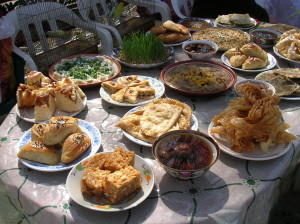 Les repas Ousbeks